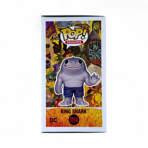 Funko Pop Unopened King Shark 1114 DC Comics Suicide Squad Vinyl Figure Comics - Picture 4 of 6